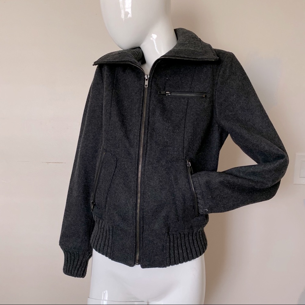 {Express} Grey Wool Jacket